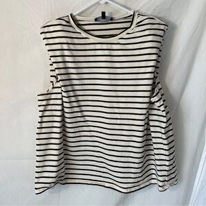 Eloquii Striped Drama Tee sz 14/16